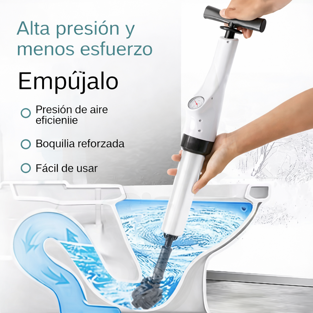DrainPro 💨¡Destapa cualquier tubería en minutos, sin gastar en gasfiter!