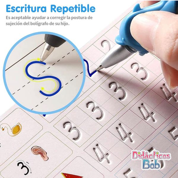 Set LetraMágica ✍🙌 ¡Mejora la letra de los niños jugando y aprendiendo!