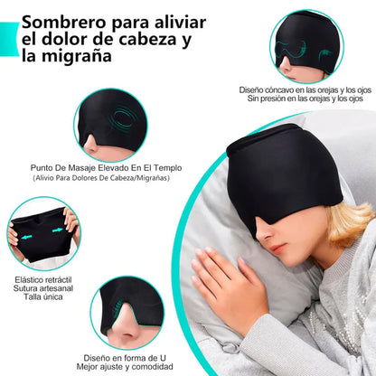 Gorro AntiMigraña 💤💙  ¡Alivio, donde y cuando lo necesites!