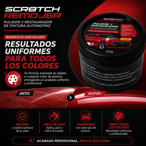 BrilloMax Auto - ¡Oculta marcas superficiales fácil!