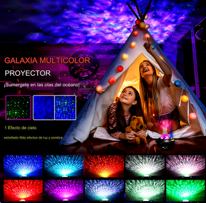 PROYECTOR GALAXIA BLUETOOTH PARLANTE☀️🚨🔊