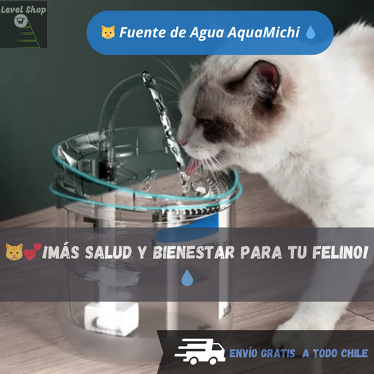 🐱💧 Fuente de Agua AquaMichi – Hidratación Pura para tu Gato 🐾