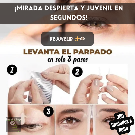 Levanta parpados Rejuvelid ✨👁 ¡Mirada despierta y juvenil en segundos!