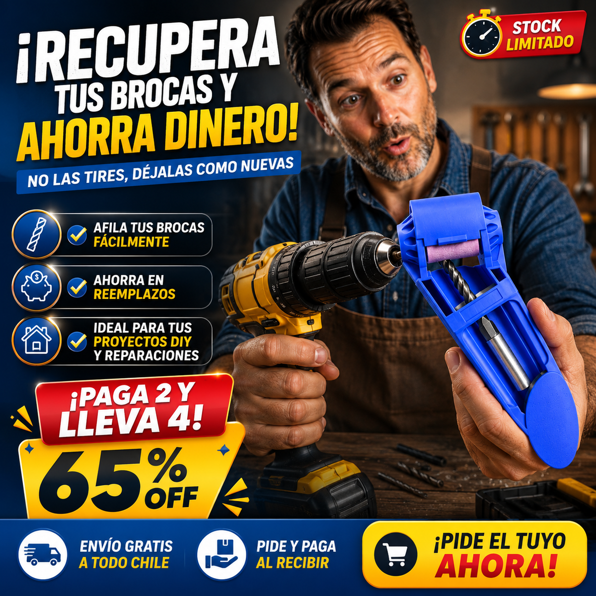 BrocaMax - ¡Afila tus brocas y deja de comprar nuevas!