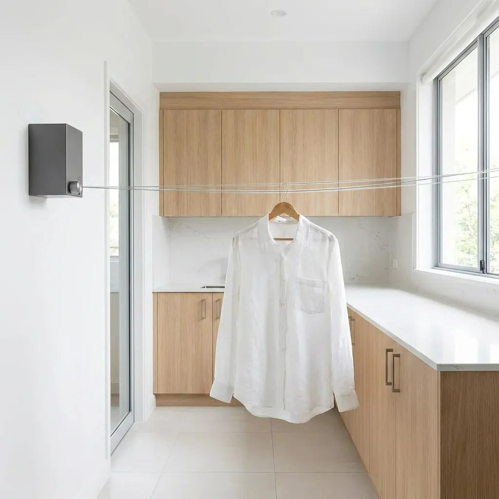 HomeLine Slim 🌫🏡 ¡La forma inteligente de secar en espacios reducidos!