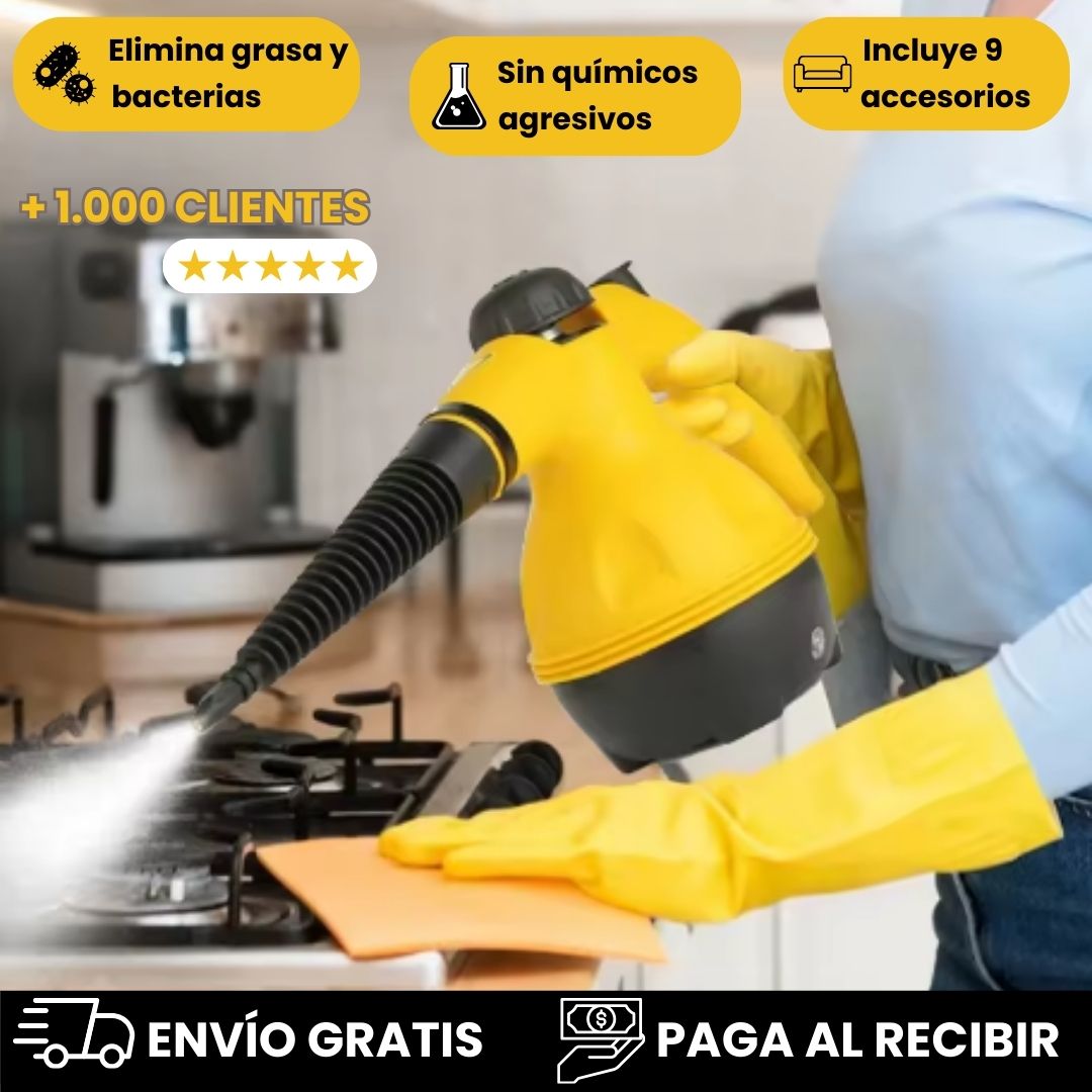 PureSteam X - ¡Desinfecta con vapor en minutos!