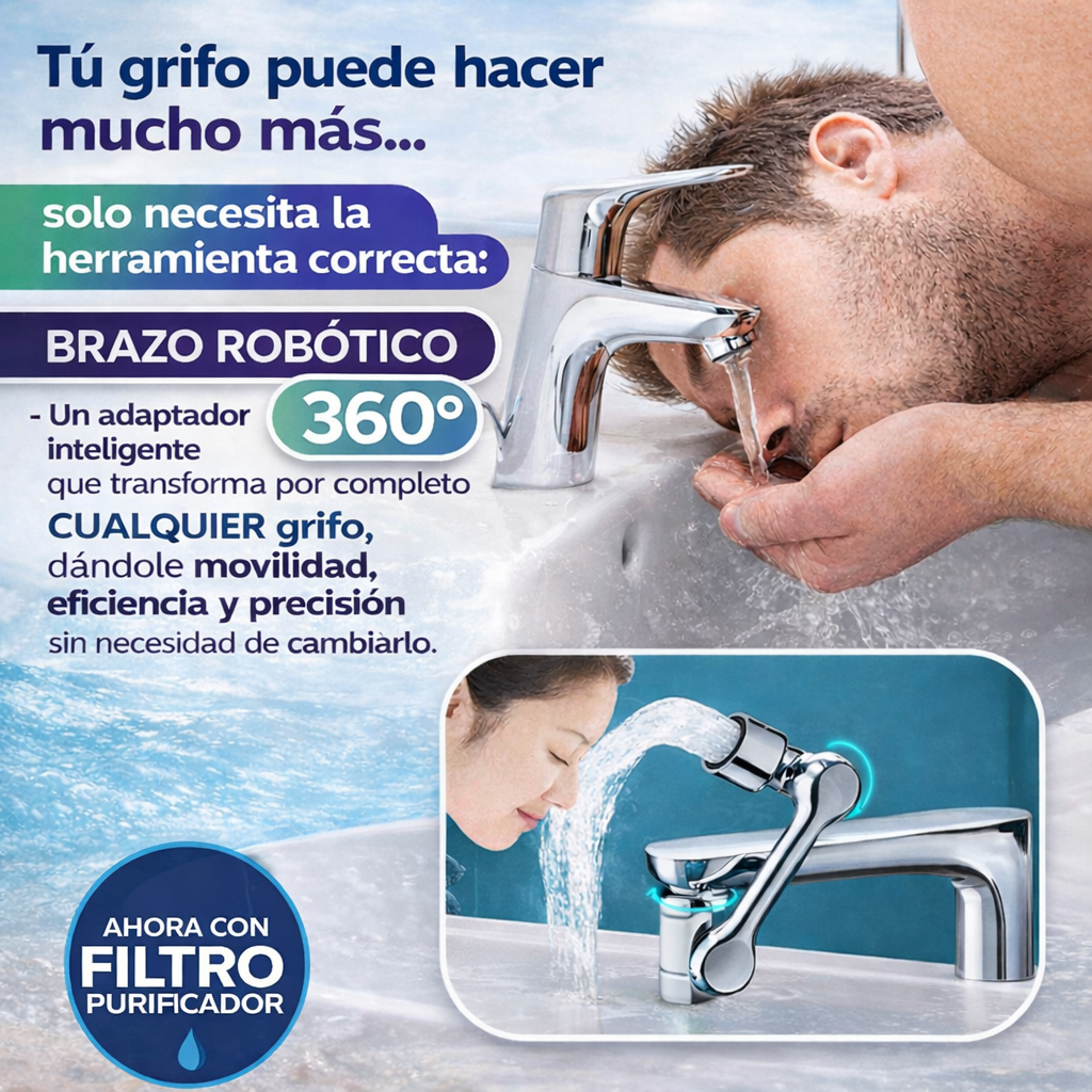 AquaFlex 2X1 - ¡Evita salpicaduras diarias!