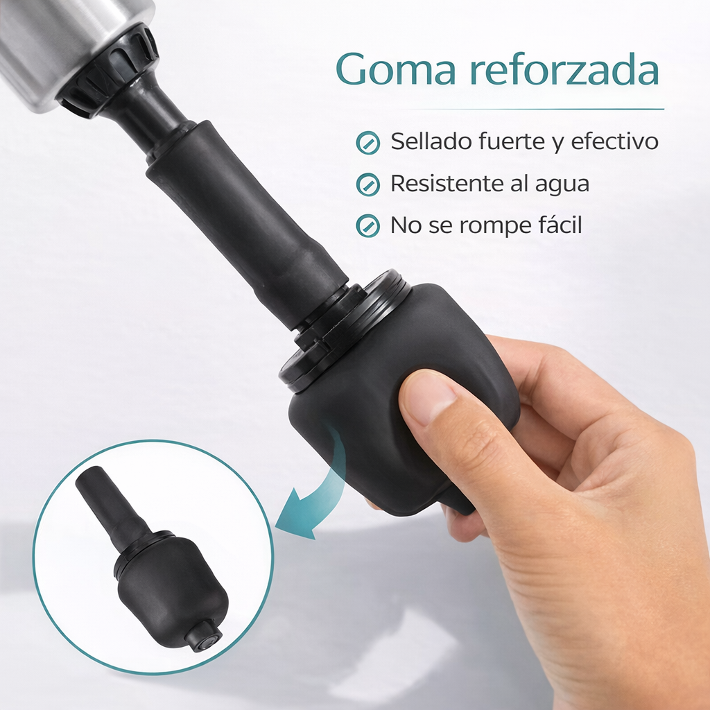 DrainPro 💨¡Destapa cualquier tubería en minutos, sin gastar en gasfiter!