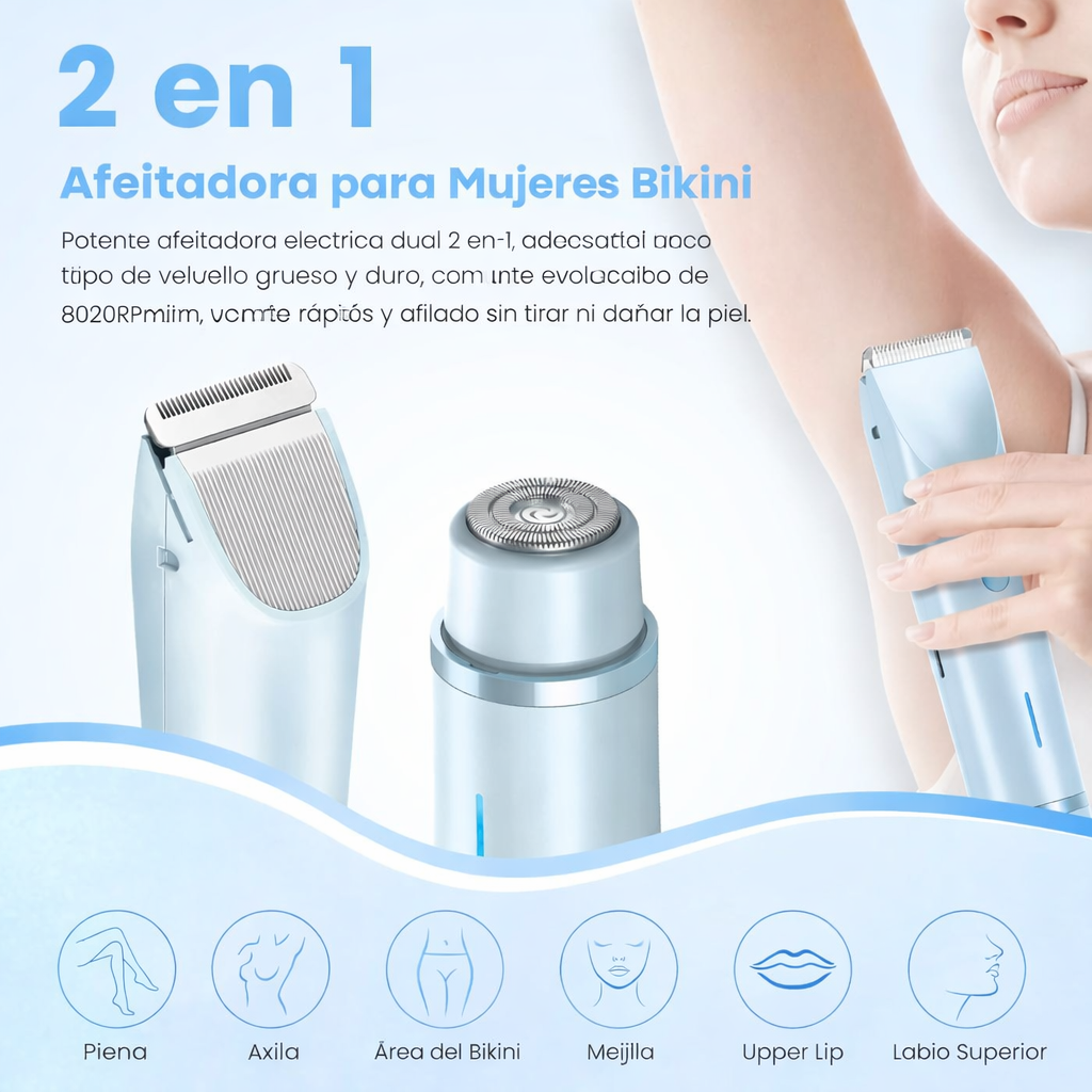 SilkEdge💃 ¡Elimina el vello sin irritar tu piel!