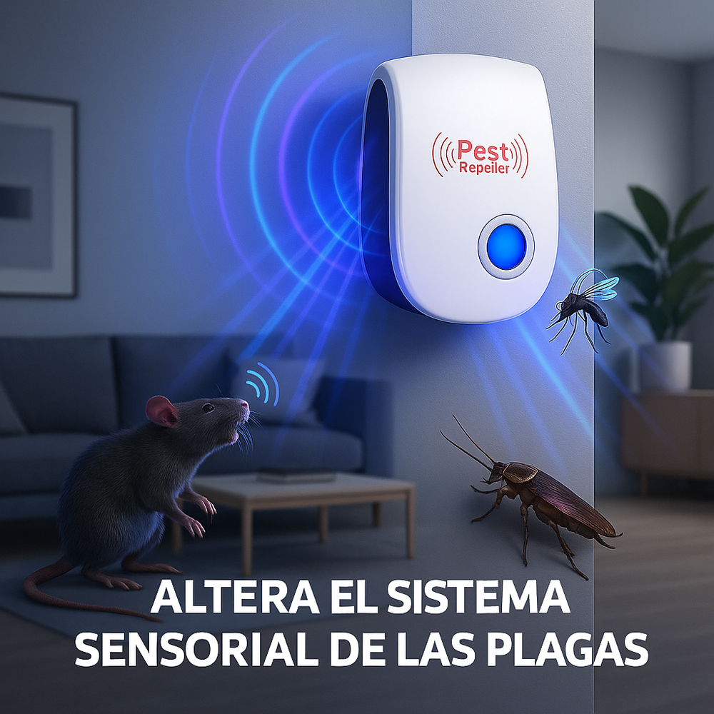 UltraBlock X2🐀🔊 ¡Aleja plagas sin ensuciar tu casa