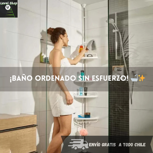 Esquinero Ajustable 🚿 ¡Más espacio, más orden, cero esfuerzo!