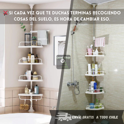 Esquinero Ajustable 🚿 ¡Más espacio, más orden, cero esfuerzo!