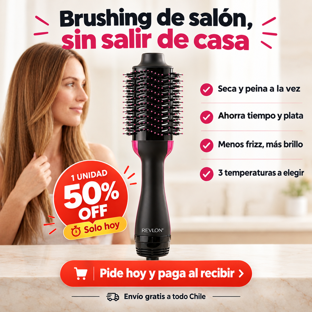 Salonia Brush - ¡Peina y seca en un solo paso!