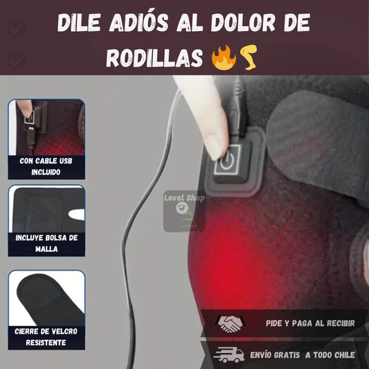 Masajeador de Rodillas Térmico 🔥🦵¡Terapia de calor para aliviar el malestar!