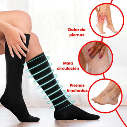 Medias de Compresión 🦵   ¡Reduce dolor, hinchazón y fatiga!✨