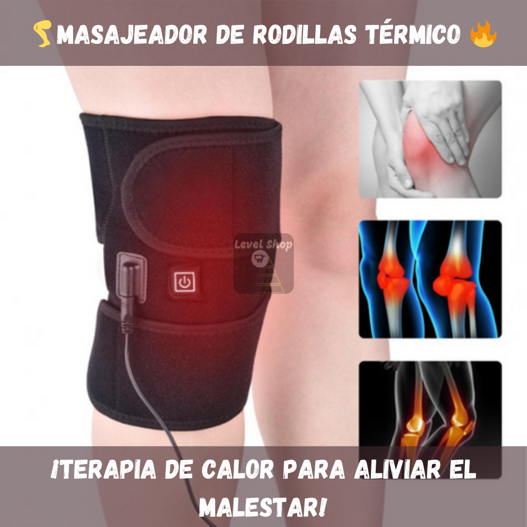 Masajeador de Rodillas Térmico 🔥🦵¡Terapia de calor para aliviar el malestar!