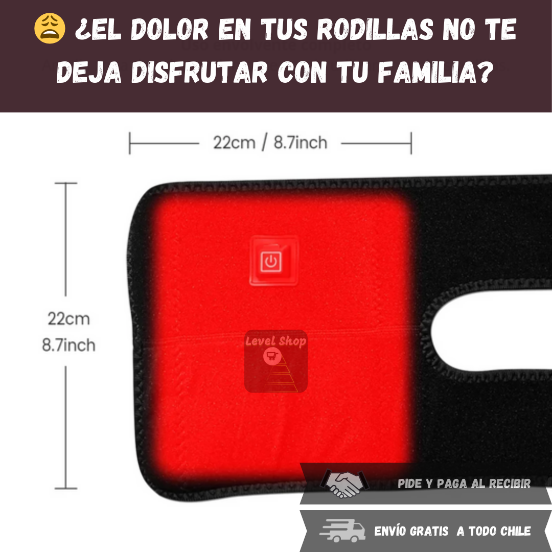 Masajeador de Rodillas Térmico 🔥🦵¡Terapia de calor para aliviar el malestar!