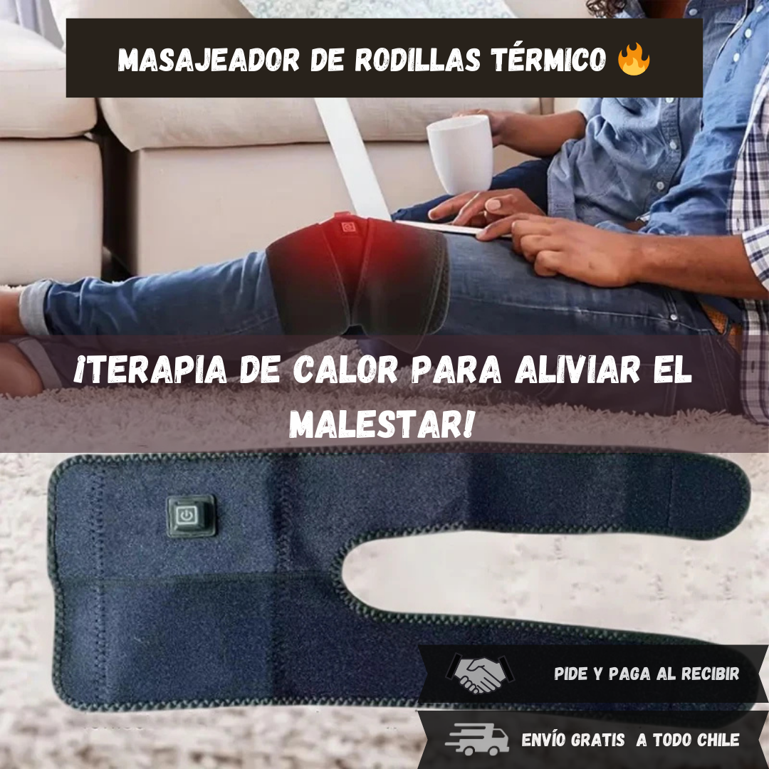 Masajeador de Rodillas Térmico 🔥🦵¡Terapia de calor para aliviar el malestar!