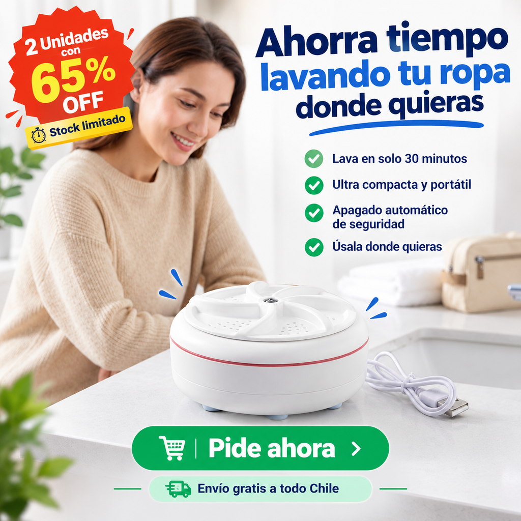 WashGo - ¡Lava tu ropa en cualquier lugar!