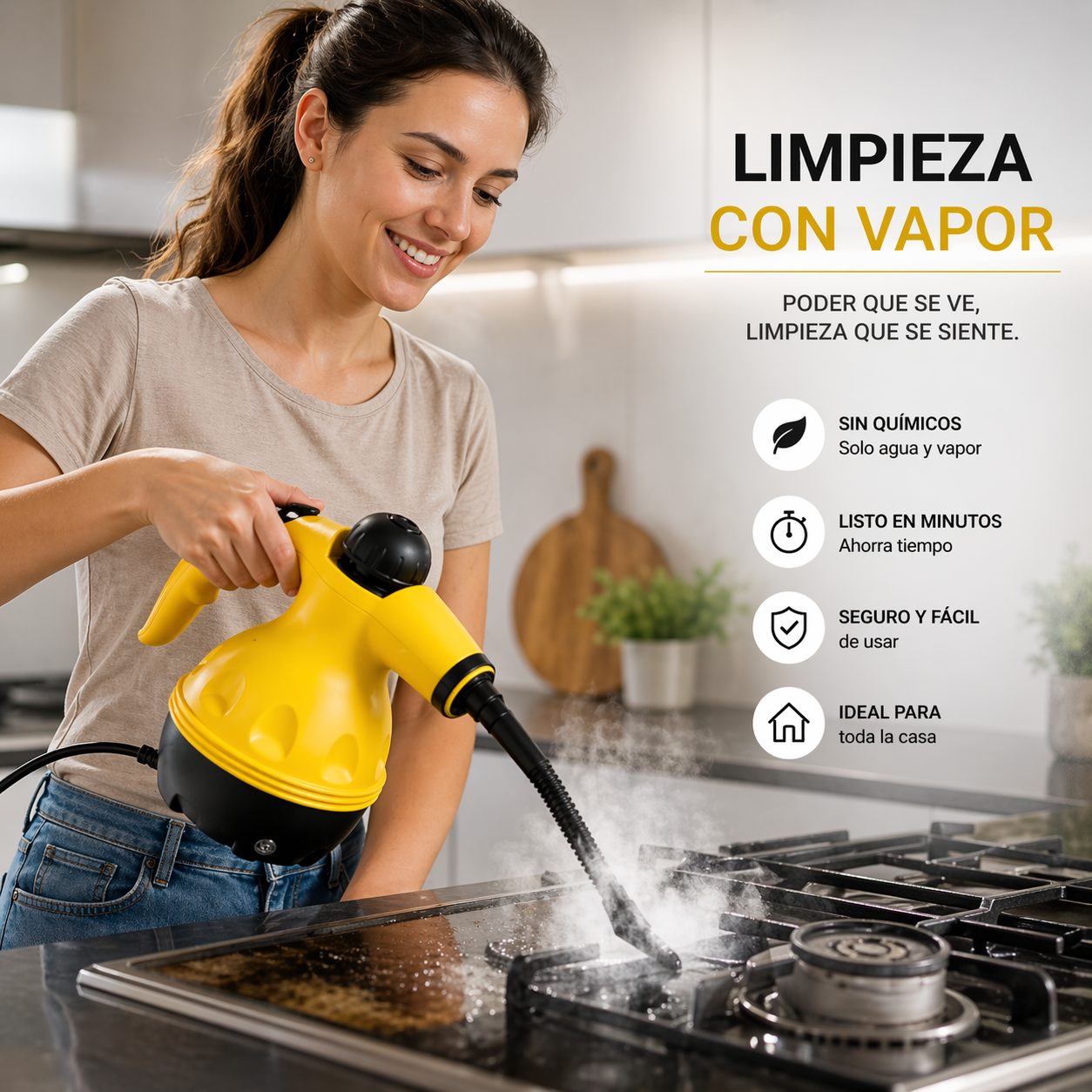 PureSteam X - ¡Desinfecta con vapor en minutos!