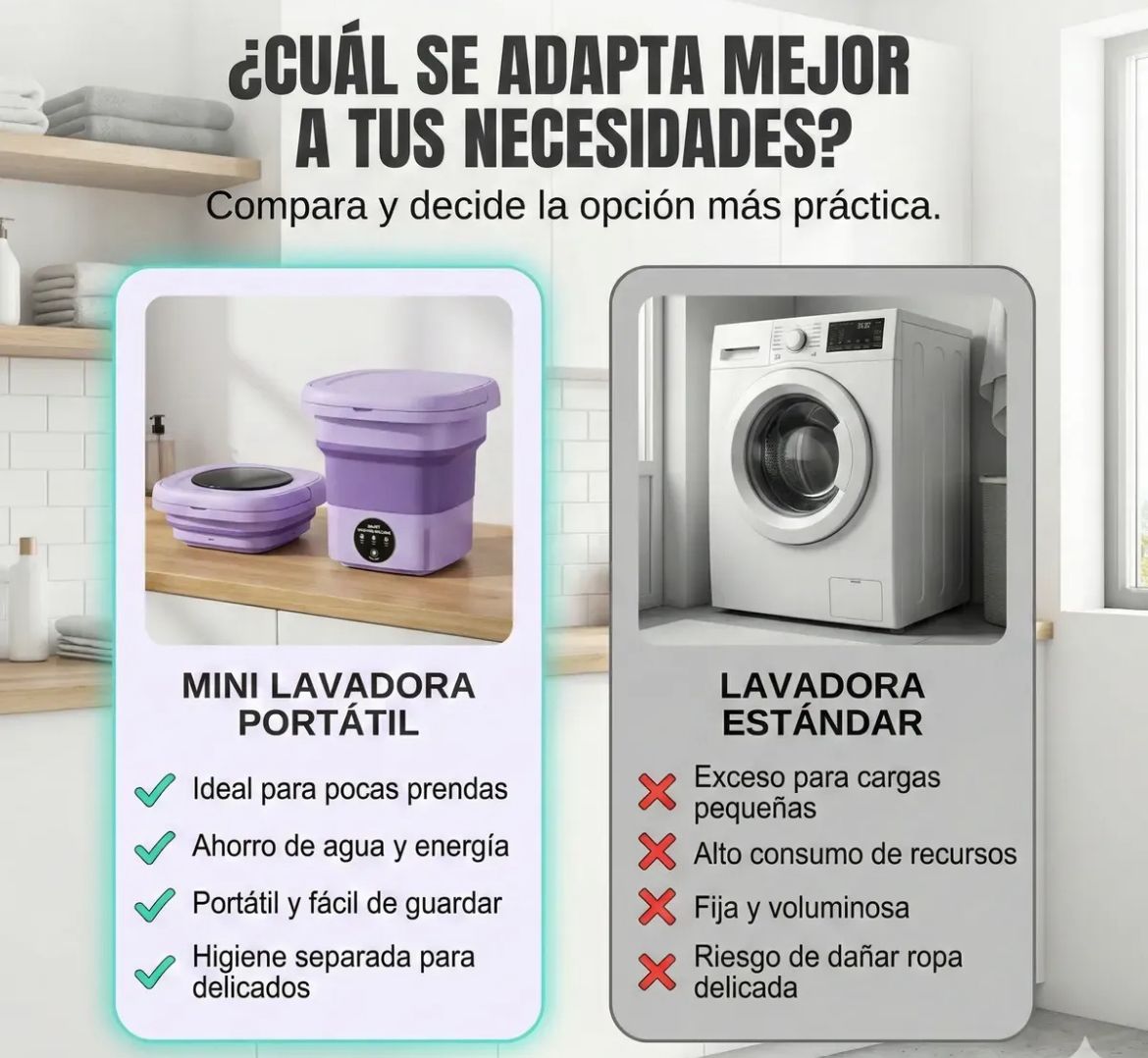 PocketWash - ¡Ropa limpia donde estés!