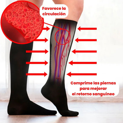 Medias de Compresión 🦵   ¡Reduce dolor, hinchazón y fatiga!✨