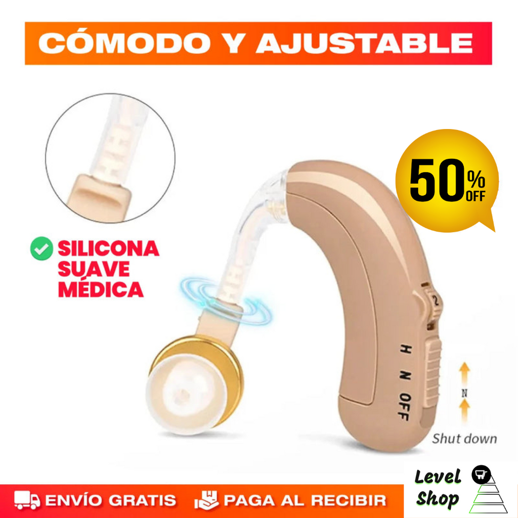 Audífono Confort Sordera👂✨ ¡Simple, cómodo y hecho para quienes más amas!