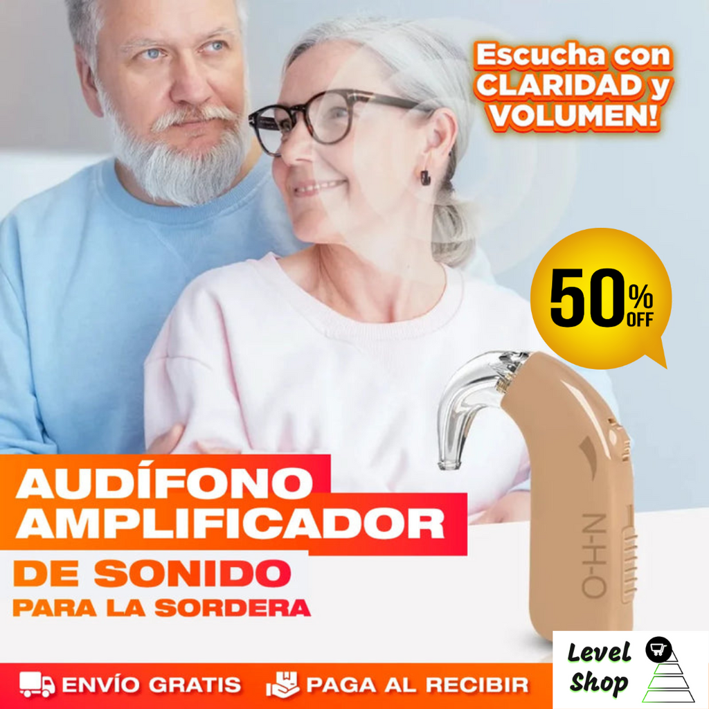 Audífono Confort Sordera👂✨ ¡Simple, cómodo y hecho para quienes más amas!