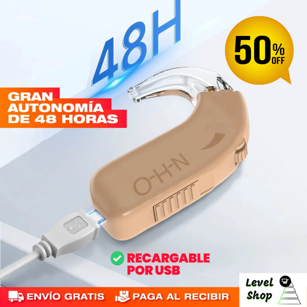 Audífono Confort Sordera👂✨ ¡Simple, cómodo y hecho para quienes más amas!