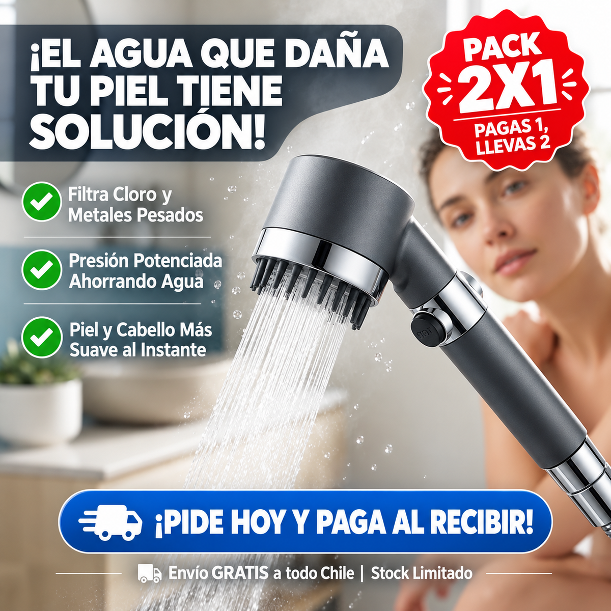 HydroMassage - ¡Presión que se siente!