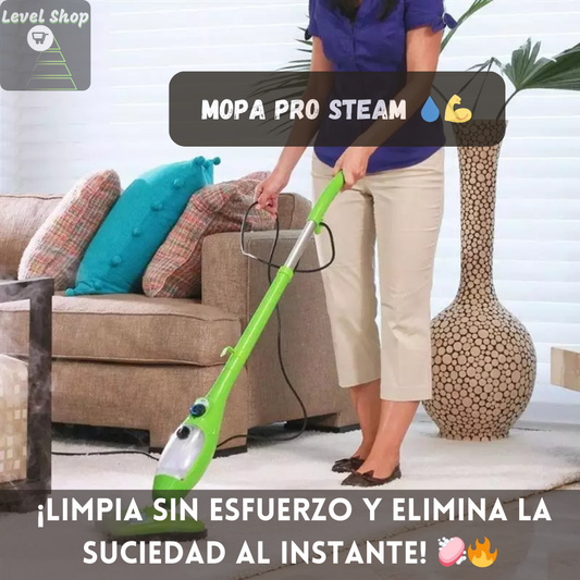 Mopa Pro Steam 💧💪    ¡ Dile adiós a la mugre con vapor desinfectante!