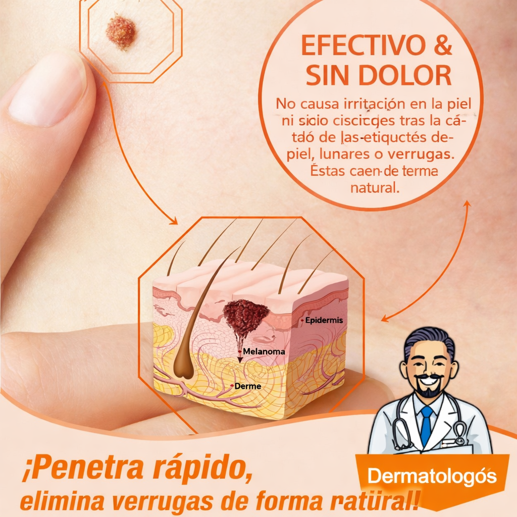 DermaClear - ¡Ayuda a reducir verrugas visibles!