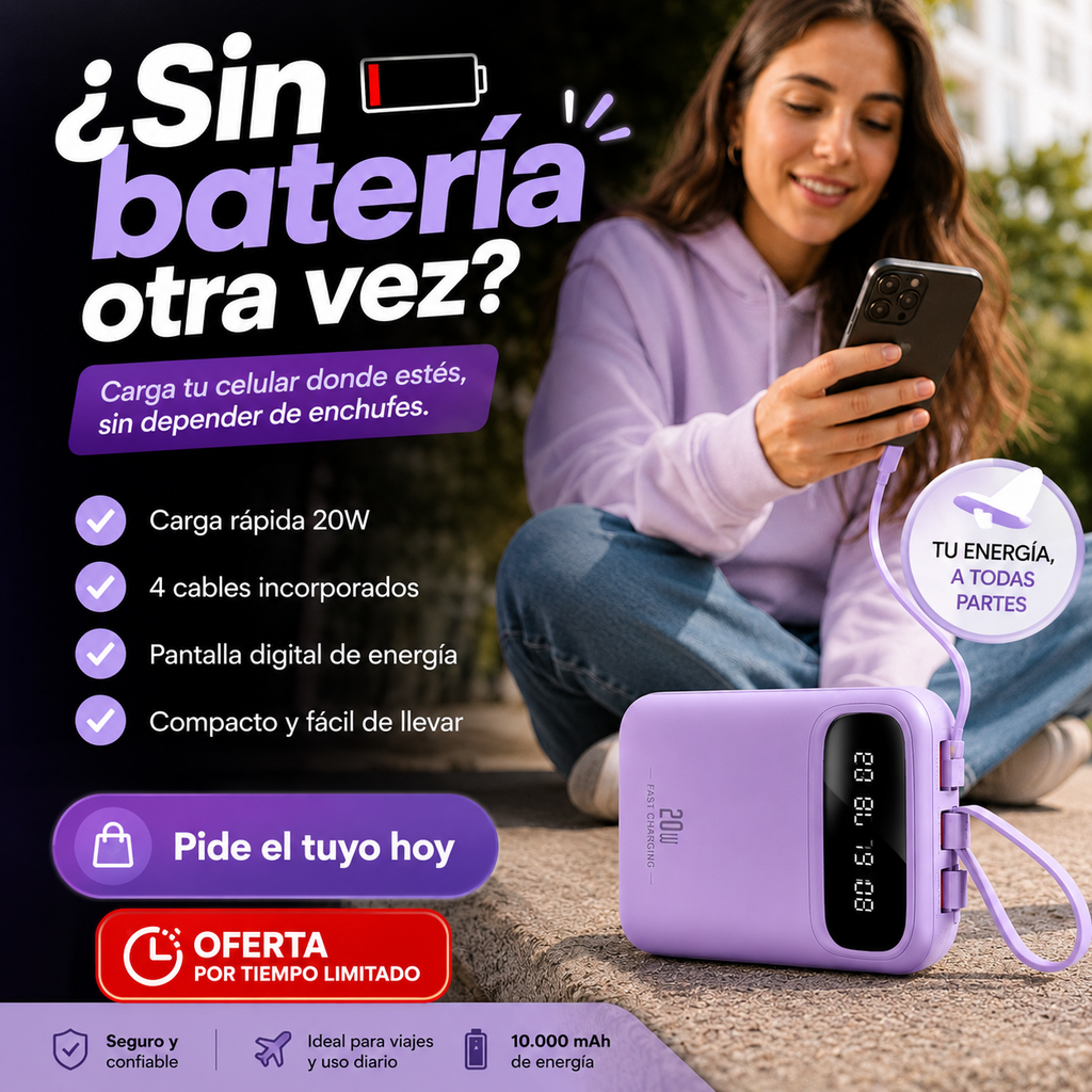 PowerGo - ¡Carga donde lo necesites!