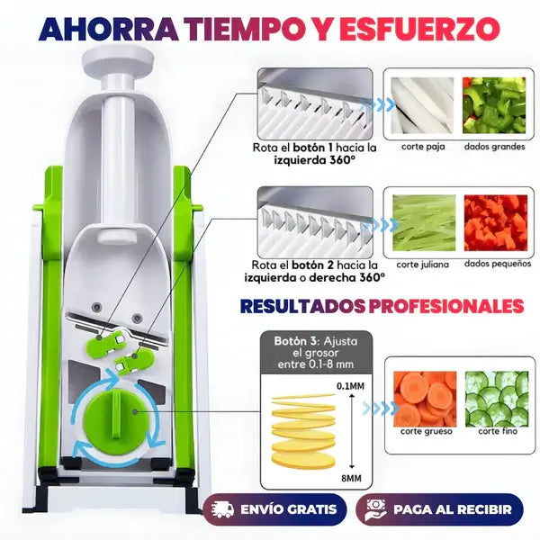 ProCut Cocina - ¡Comida lista en minutos sin riesgo para tus manos!