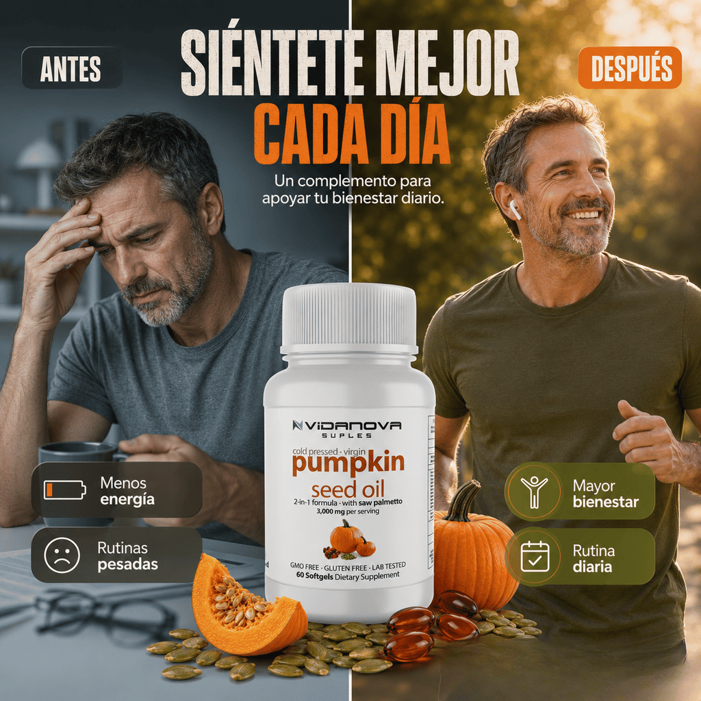Pumpkin - ¡Cuida tu corazón y tu próstata!
