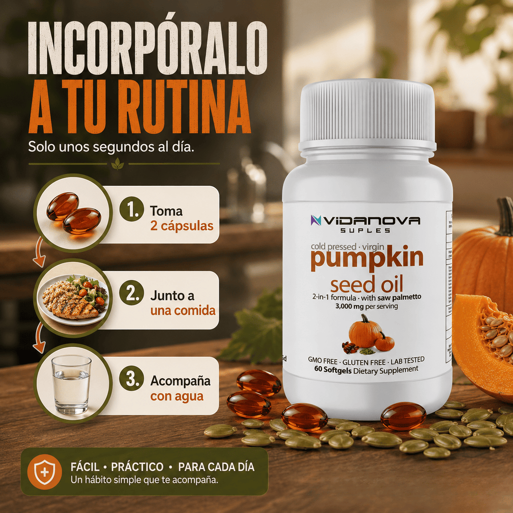 Pumpkin - ¡Cuida tu corazón y tu próstata!