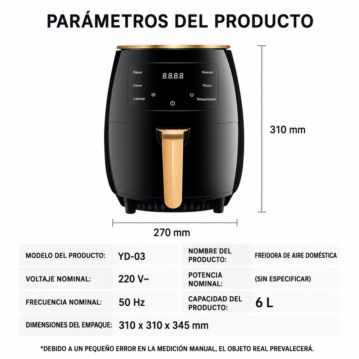 AirChef Pro - ¡Cocina Fácil y Saludable!