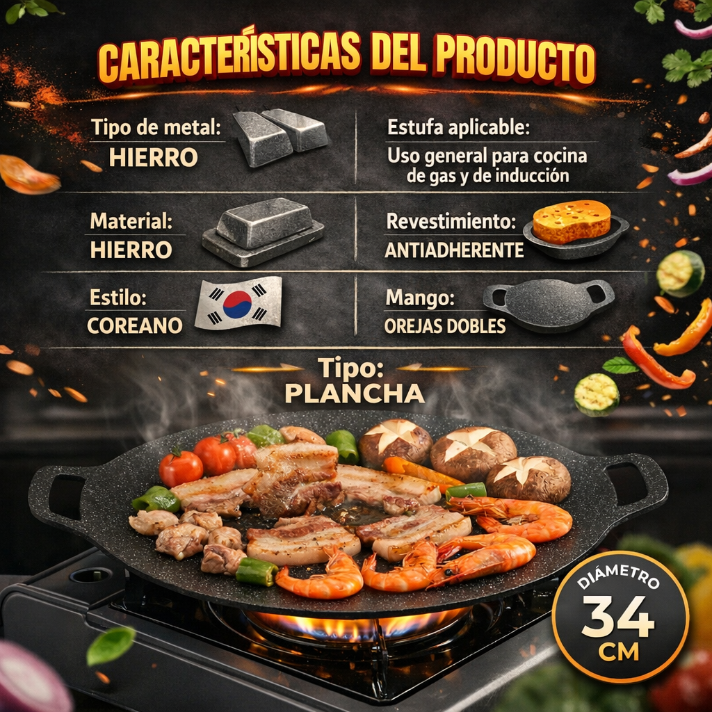 FireStone Grill🥘 ¡Asa todo fácil y sin esfuerzo!