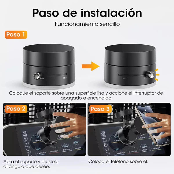 MagnoGrip📲 ¡Fijación firme en cualquier superficie!