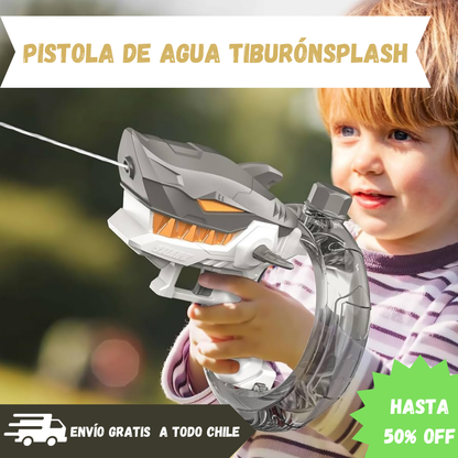 😜🦈 Pistola de Agua TiburónSplash - ¡Diversión Extrema! 💦