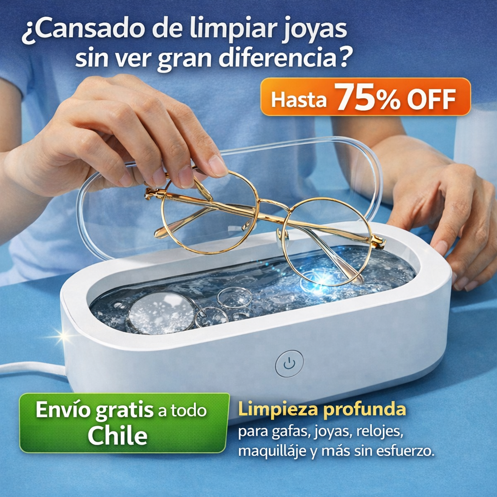 SonicPure 💦😎 ¡Limpieza Avanzada para Lentes y Joyas!