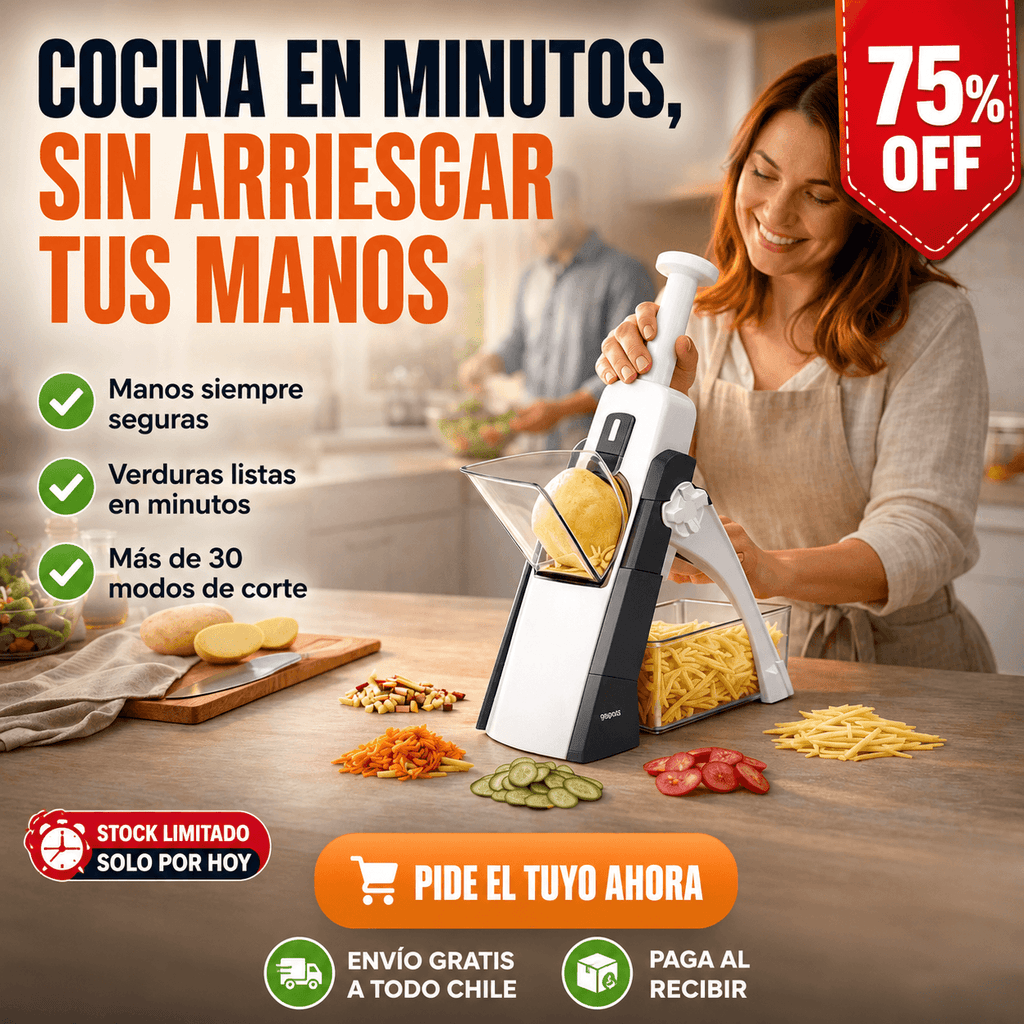 ProCut Cocina - ¡Comida lista en minutos sin riesgo para tus manos!
