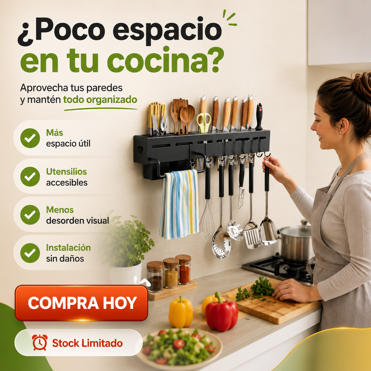 SteelChef 50 - ¡Más espacio y orden en tu cocina!