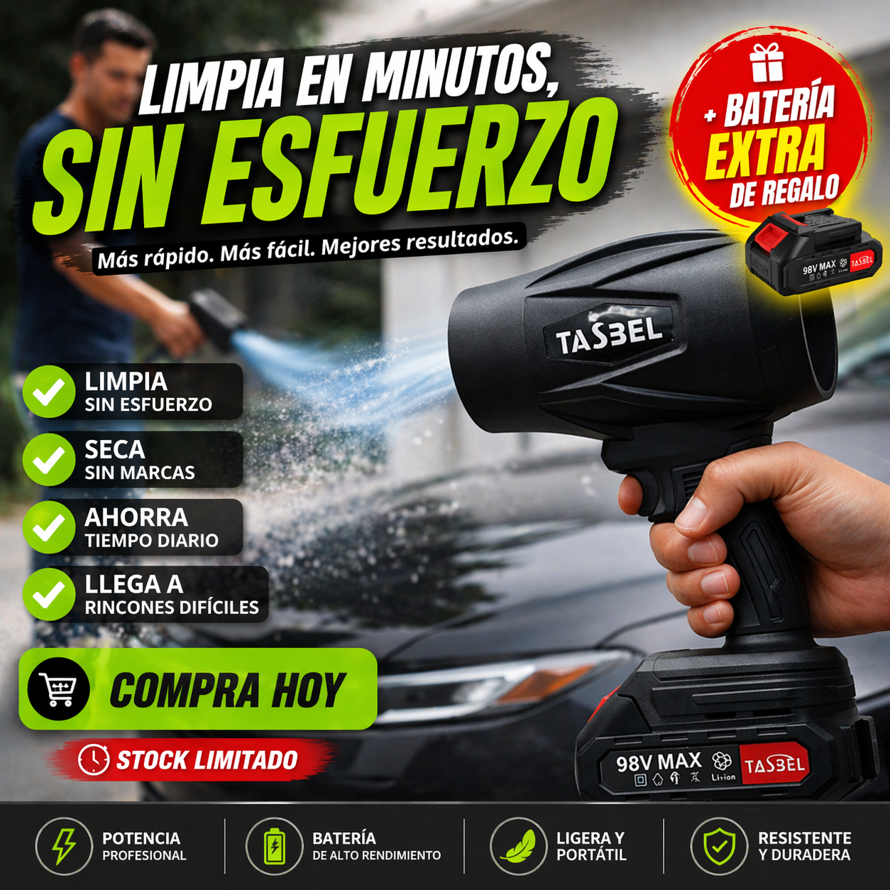 AirForce Max 🍂💨  ¡Limpieza profunda sin esfuerzo!