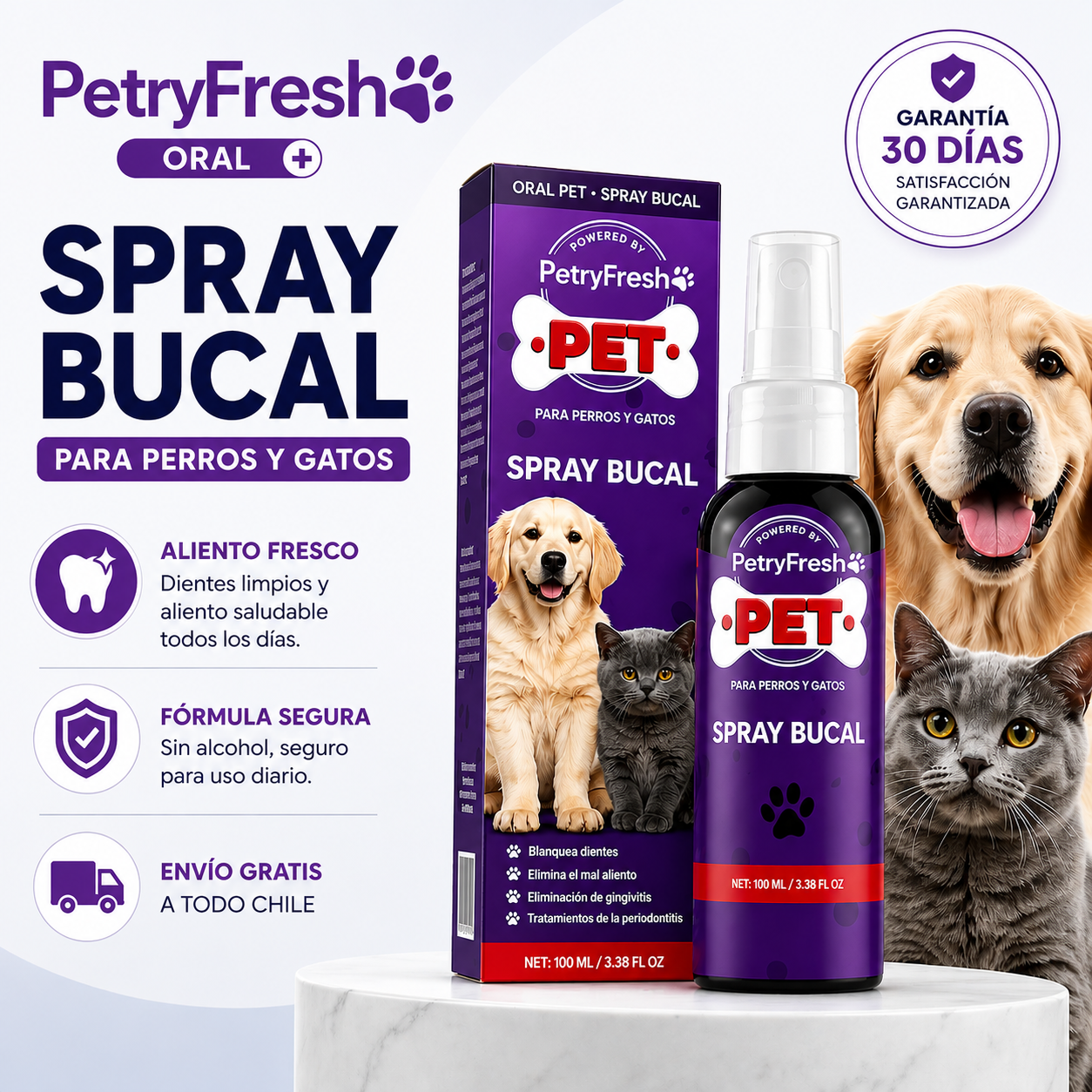 PetryFresh - ¡Adiós al mal aliento diario!