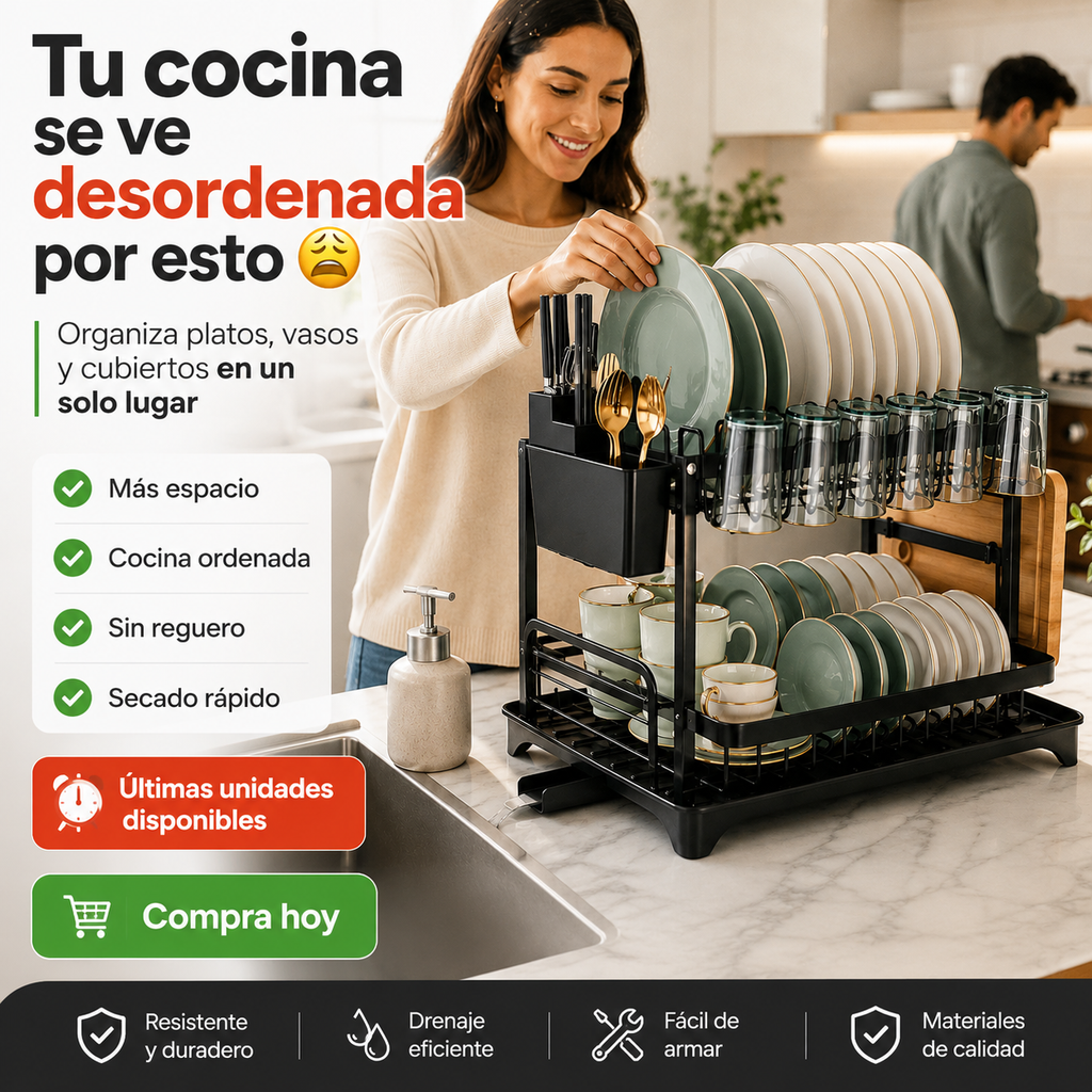DuoDry Elite - ¡Más espacio sin desorden!