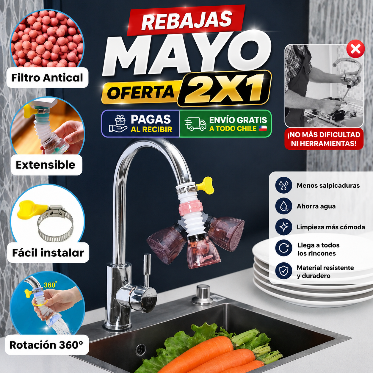 PureFlow 2X1 - ¡Cuida a tu Familia con este Purificador!