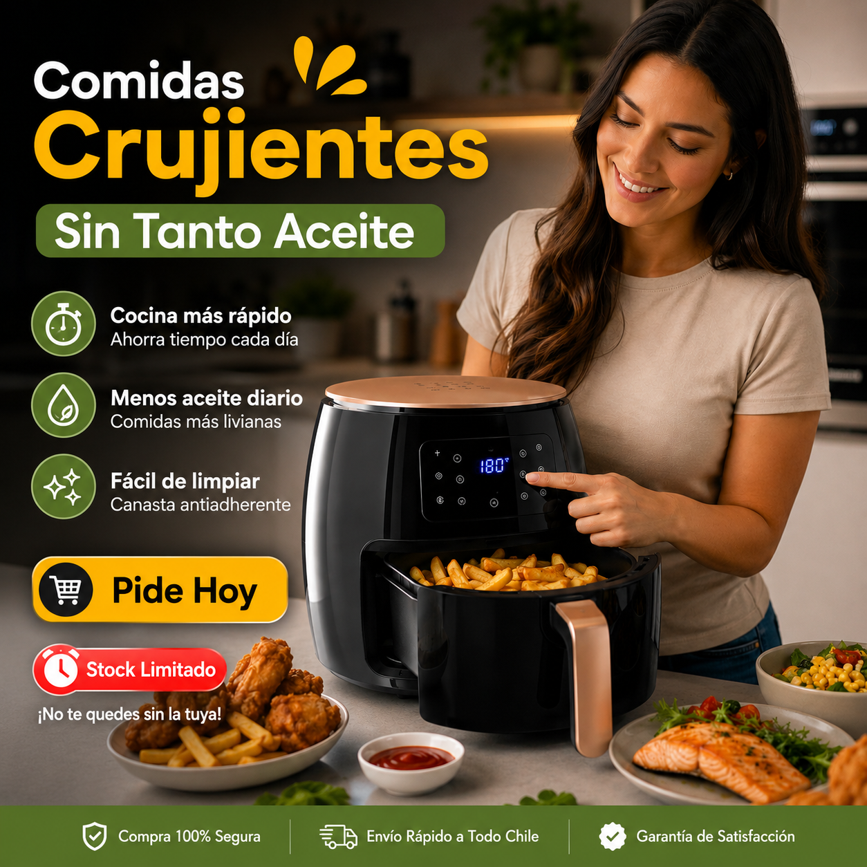 AirChef Pro - ¡Cocina Fácil y Saludable!