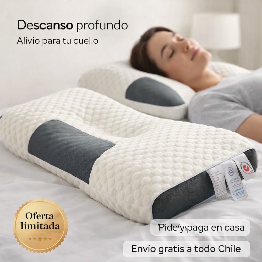 CerviRest Pro😴 ¡Alivia cuello y mejora descanso!