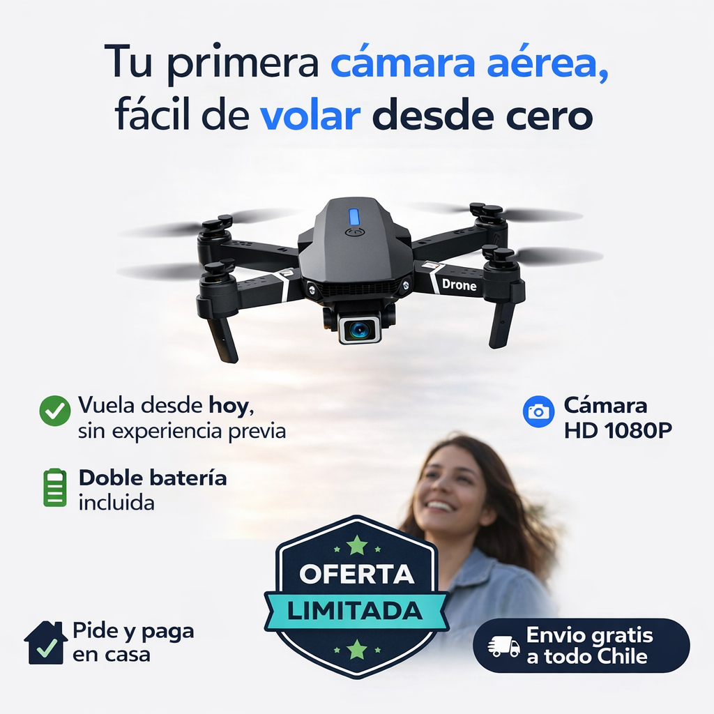 AirLens X 📹💨 ¡Tu primera cámara aérea, fácil de volar desde cero!